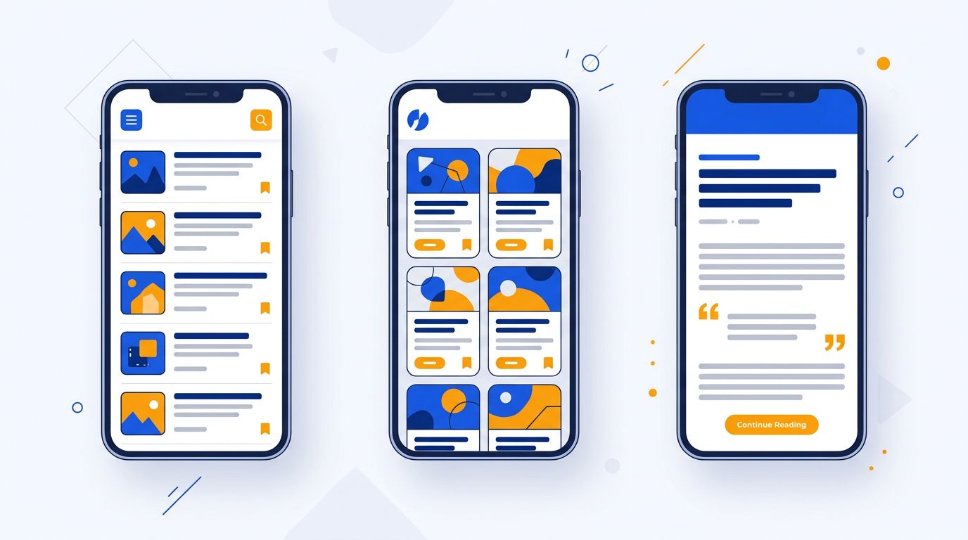 Comparison of read-later app interfaces showing different approaches to saving and reading articles in 2026