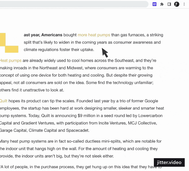 Summarize articles with Mailist extension
